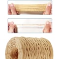 Miniatyrbild 4 av 6: Raffia papper hantverk band förpackningspapper snöre