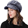 Miniatyrbild 2 av 4: Elegant dam Beret Hat Octagonal Hat Höst Vinter Fritid Trav
