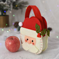 Miniatyrbilde 4 av 4: 3 stk julebarneveske julegodteripose i fleece