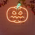 Pikkukuva 1 / 4: Kurpitsa Neon-kyltti Halloween LED-kyltti Web Neon-kyltti Yritys