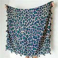 Miniatyrbilde 5 av 5: Leopardmønstret sjal for kvinner - Pashmina-sjal skjerf Charp