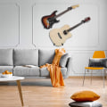 Miniatyrbild 4 av 5: Väggmonterad gitarrhängare