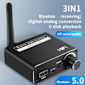 Miniatyrbild 2 av 5: D18 Bluetooth 5.0-mottagare digital till analog digital ljudkonverter