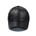 Miniatyrbillede 2 af 5: Kvindernes efterår vinter skygge kasket koreansk version snakeskin pu læder