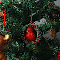 Miniatyrbillede 4 af 5: Jule Smådyr Garland Gynge Ornament Hængende Dekoration til