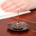 Miniatyrbilde 3 av 5: Set med 2 røkelseholdere, Mini Lotus røkelsebrenner B