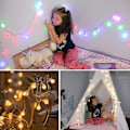 Miniatyrbillede 6 af 6: Farveskiftende Globe String Lights USB-stik, 50 LED Crystal Bubb