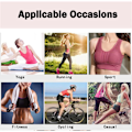 Miniatyrbild 6 av 8: Mesh ytterkläder plus size sport och fitness bh - Svart L