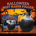 Miniatyrbillede 2 af 5: Halloween Heks Glas Atomizer Lampe 7 Farver Flamme Misfarvning