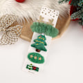 Miniatyrbilde 5 av 5: Julebarneracket Femdelt Sett Juleartikler Dekorasjon Sett Feriegave Tilbyr Flere Mønstre Julearmbånd 29*10cm