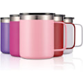 Miniatyrbild 2 av 5: 360ML rostfritt stål isolerad kaffemugg med handtag - Vit