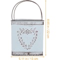 Miniatyrbild 5 av 5: Metallkorg för blomsterarrangemang