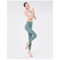 Miniatyrbillede 4 af 7: Stretch High Waist Skinny Running Athletic Pants - Cyan M