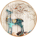 Pikkukuva 1 / 8: DIY pyöreä karvainen peura timanttimaalaus, monikokoinen 60*60cm