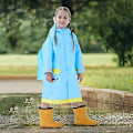 Miniatyrbillede 4 af 5: 1 pakke, regnfrakke regn poncho lange tøj regnfrakke åndbar ho