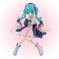 Miniatyrbillede 2 af 5: FuRyu Hatsune Miku håndklæde to gange yuan sømandsdragt presset skum