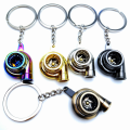 Miniatyrbilde 2 av 5: 5PCS bilnøkkelring, LED turbo nøkkelring, roterende modell turbo nøkkelring