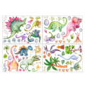 Miniatyrbillede 6 af 6: 2 stk. dinosaur vægklistermærker, selvklæbende personlige c