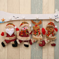 Miniatyrbillede 4 af 7: 4 stk. små juleophæng Julepynt Dansende Mup