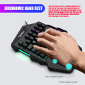 Miniatyrbilde 3 av 6: V100 enkelt telefon tastatur mus sett liten mini bærbar gaming