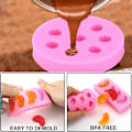 Miniatyrbillede 4 af 5: 5 stk. frugt silikoneform fondant frugtformet geléforme, 3D Mi