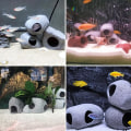 Miniatyrbilde 5 av 5: 2 Pakke Akvarium Dekorasjon Stein Huler, Hule Gjemmested Tunnel, Professio