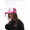 Pikkukuva 4 / 5: Muodi Smiley Face Glitter Neon Print High Crown Foam Mesh Back