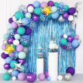 Miniatyrbild 1 av 5: Sjöjungfru Ballong Garland Kit Sjöjungfru Fest Dekorationer, 12''10''5