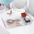 Miniatyrbillede 5 af 5: Multifunktionel plastik skrivebord multi-grid kosmetisk efterbehandling S