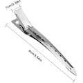 Pikkukuva 5 / 5: 24 kappaletta 9 cm hopeiset metalliset parturi-hiusleikkeet