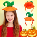 Miniatyrbilde 5 av 5: Halloween Gresskar Hodebånd Halloween Kostyme Gresskar Hodeplagg Color2