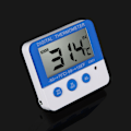 Miniatyrbild 3 av 5: Årsskiftes Mini Inomhus LCD-display ABS Larm Termometer, Stor El