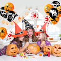 Miniatyrbillede 5 af 5: Halloween Dekorationer Latex Balloner 100