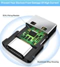 Miniatyrbillede 3 af 6: 4 stk. USB C hun til USB A han adapter, Type C oplader-stik