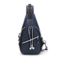 Miniatyrbild 5 av 5: Sling Ryggsäck, Multifunktionell Crossbody Axelväska Resa Vandring Dagryggsäck (Lila)
