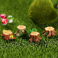Miniatyrbillede 4 af 5: 8 ornamenter lille stub harpiks stub ornamenter kreativ mos mikr