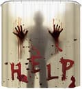 71 tum x 71 tum Halloween Duschdraperi Foder Fönstergardiner