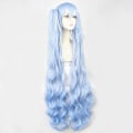 Miniatyrbilde 5 av 5: Stjerne- og snøprinsesse karakter parykk snø hatsune split cos blå
