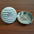 Miniatyrbilde 4 av 5: Trykk hamburger rustfritt stål brødform trykk rund trykk bre