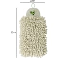 Miniatyrbillede 2 af 5: Chenille håndklæder med ophængningsløkker, bløde absorberende mikrofiber