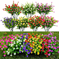 Miniatyrbild 4 av 4: 12 st Kvistar Simulerade Utomhusväxter Konstgjorda Blommor - Lila