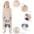 Miniatyrbild 3 av 5: Baby Vinter Pyjamas Sovsäck, Baby Boy Kid Nyfödd Kläder G