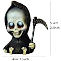 Pikkukuva 3 / 5: 3 kpl Kuoleman enkeli -koristetta Halloween-koristeluun Vauva Reaper -patsas