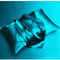 Miniatyrbild 2 av 5: Enfärgad imitationssilke satin fyrapiece set sängkläder pillowca
