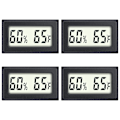 Miniatyrbillede 1 af 6: Reptil Termometer 4-pak Mini Fugtighedsmåler Hygrometer