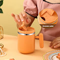 Miniatyrbilde 3 av 6: Rustfritt stål isolert kaffekopp | BPA-fri | 480 ml Khaki