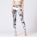 Pikkukuva 1 / 5: Korkeavyötäröiset painetut skinny-tanssi- ja kehonrakennusleggingsit - HK67 L