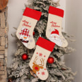 Miniatyrbilde 5 av 5: Set med 3 julekuler Henge julepose Gave Santa C