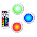 Miniatyrbillede 3 af 6: 2 stk. Genopladelig trådløs RGB LED-lampe, dæmpbar LED-vindueslampe