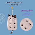 Miniatyrbild 4 av 6: Katt handduk - Söta handdukar för badrum - Set med 2 katt handdukar - Katt